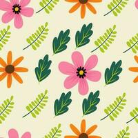 floral seamaless pattern for fabric, printing vector