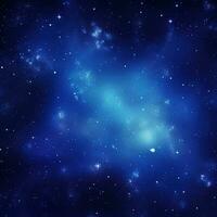 Night sky with stars and nebula as background,blue galaxy background photo