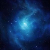 Night sky with stars and nebula as background,blue galaxy background photo