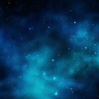 Night sky with stars and nebula as background,blue galaxy background photo