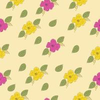 Floral pattern in pastel colors.High quality vector illustration.