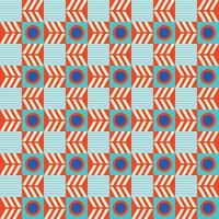 Colorful neo geometric pattern. Neo Geometric Seamless Period. Grid with color geometrical shapes. Modern abstract background vector