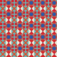 Colorful neo geometric pattern. Neo Geometric Seamless Period. Grid with color geometrical shapes. Modern abstract background vector