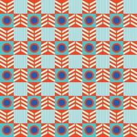 Colorful neo geometric pattern. Neo Geometric Seamless Period. Grid with color geometrical shapes. Modern abstract background vector