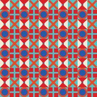 Colorful neo geometric pattern. Neo Geometric Seamless Period. Grid with color geometrical shapes. Modern abstract background vector