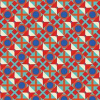 Colorful neo geometric pattern. Neo Geometric Seamless Period. Grid with color geometrical shapes. Modern abstract background vector