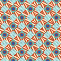 Colorful neo geometric pattern. Neo Geometric Seamless Period. Grid with color geometrical shapes. Modern abstract background vector
