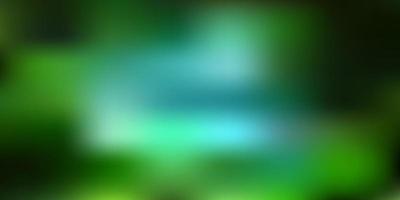 Light blue, green vector gradient blur background.