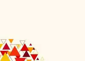 geometric background with abstract triangular shapes vector