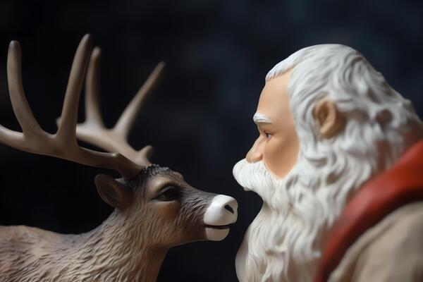 Santa Claus Reindeer Stock Photos, Images and Backgrounds for Free Download