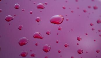 rain red drops photo