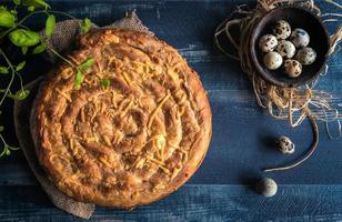 Easter cheese pie photo