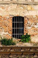 ferrocarril y ventana foto