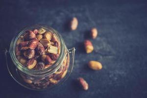 Peanuts in the jar photo