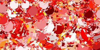 Light Orange vector texture with random triangles.