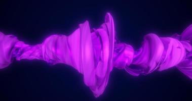 Abstract purple line swirling fluid glowing energy scientific futuristic hi-tech background photo