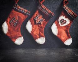 Christmas sock for presents photo