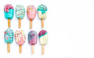 Ice cream cake pops photo