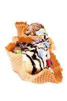 Ice cream isolated photo