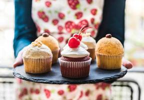 Sweet cupcakes time photo