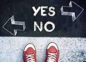 Yes and no dilemma photo