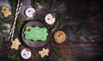 Gingerbread holiday cookies photo