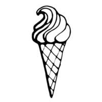 Ice cream. Vector clipart