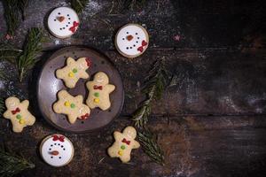 Gingerbread holiday cookies photo