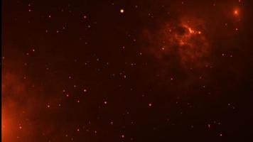 Abstract background with red nebula. photo