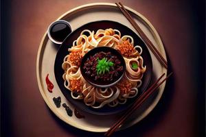 Chinese Zha Jiang Mian Food photo