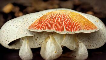 amanita verna seta. generativo ai foto