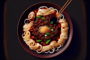 Chinese Zha Jiang Mian Food photo