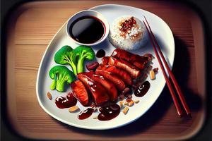 chino carbonizarse siu comida foto