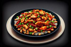 Chinese Kung Pao Chicken Food photo