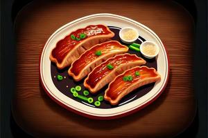 Chinese Twice-Cooked Pork Slices Food photo