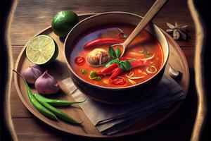 Thai Tom Yum food photo