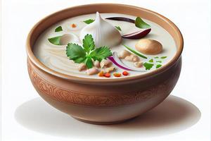 Thai Tom Kha Gai food photo