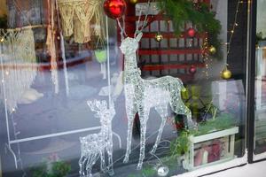 Christmas decor store sales deer LED illuminated - xmas market and sales photo