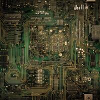 A computer circuit board photo