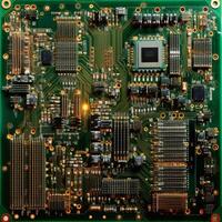 A computer circuit board photo