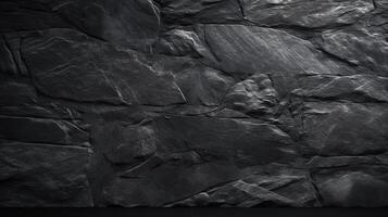 Dark grey black slate background, Image photo