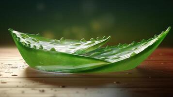 aloe vera gel slice , image photo