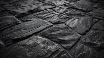 Dark grey black slate background, Image photo