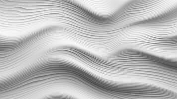 White 3 d background with wave, Image photo