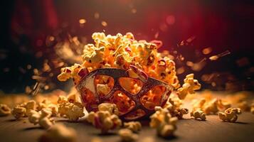 popcorn explosion, image photo