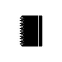 notebook vector icon illustration