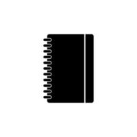 notebook vector icon illustration