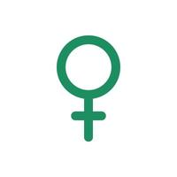 Symbol Venus vector icon illustration