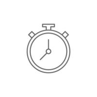 Stopwatch vector icon illustration