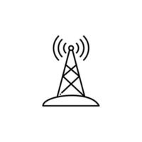 antenna, internet technology vector icon illustration